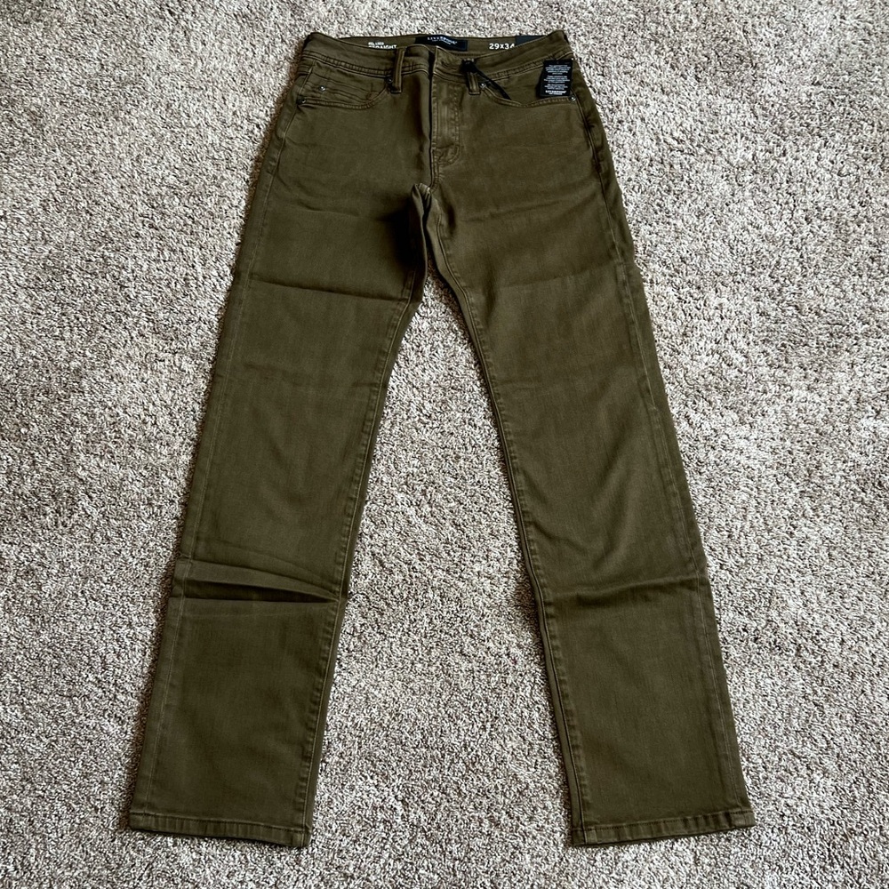 Liverpool Men’s Light Brown Relaxed Straight Jeans 29 NEW Casual Stretch Fall